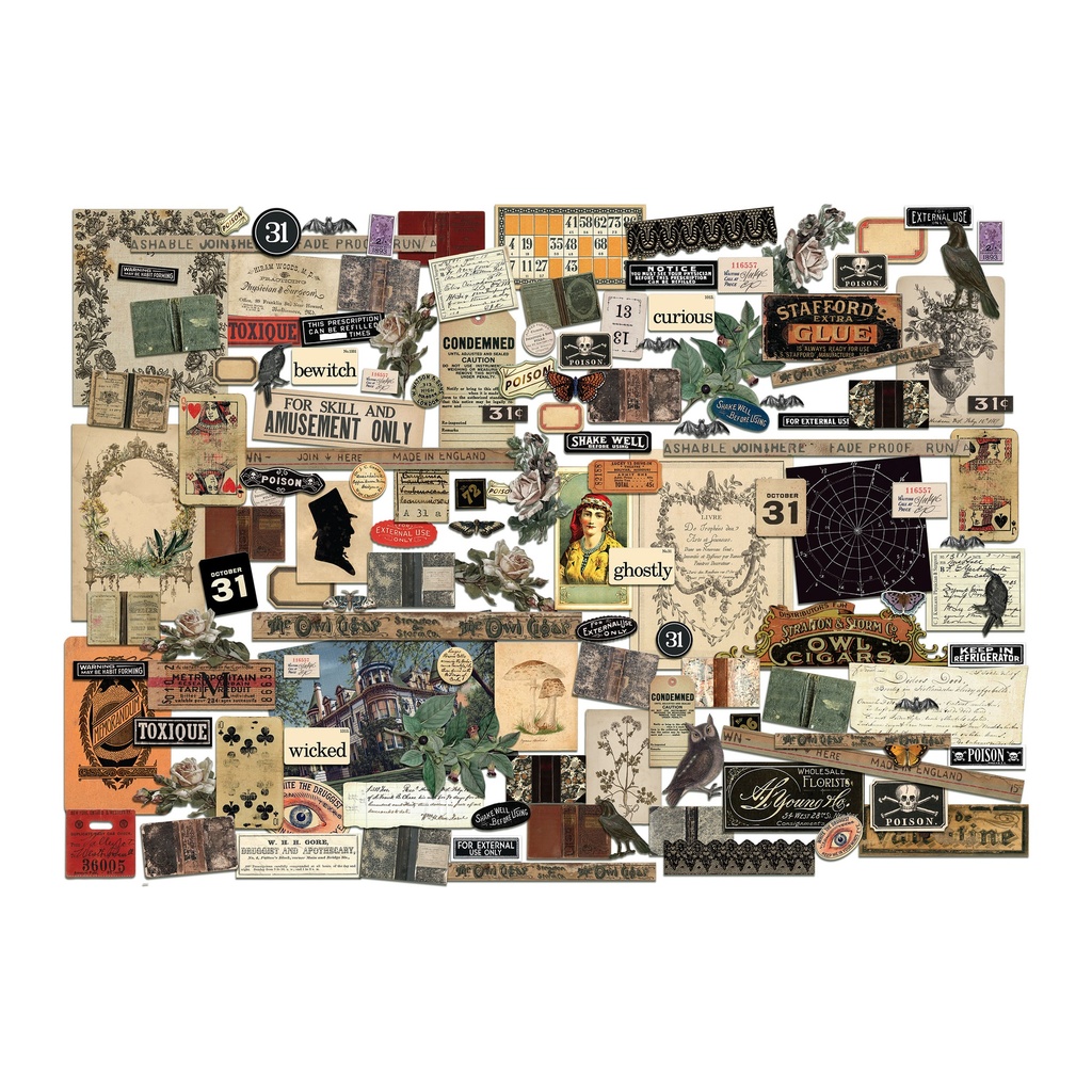 Tim Holtz Idea-ology Halloween
Ephemera Pack