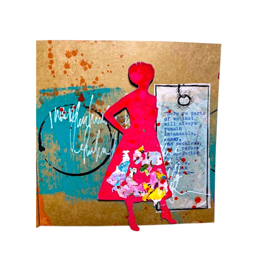 Dina Wakley Media Chipboard Shapes - The Women