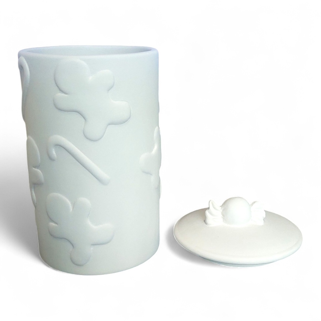 Gingerbread Canister with lid (Carton of 6)