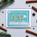 Sweet Dixie Filigree Polar Bear die set