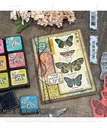 Tim Holtz Mixed-Media Stamps & Stencil Set - Papillon