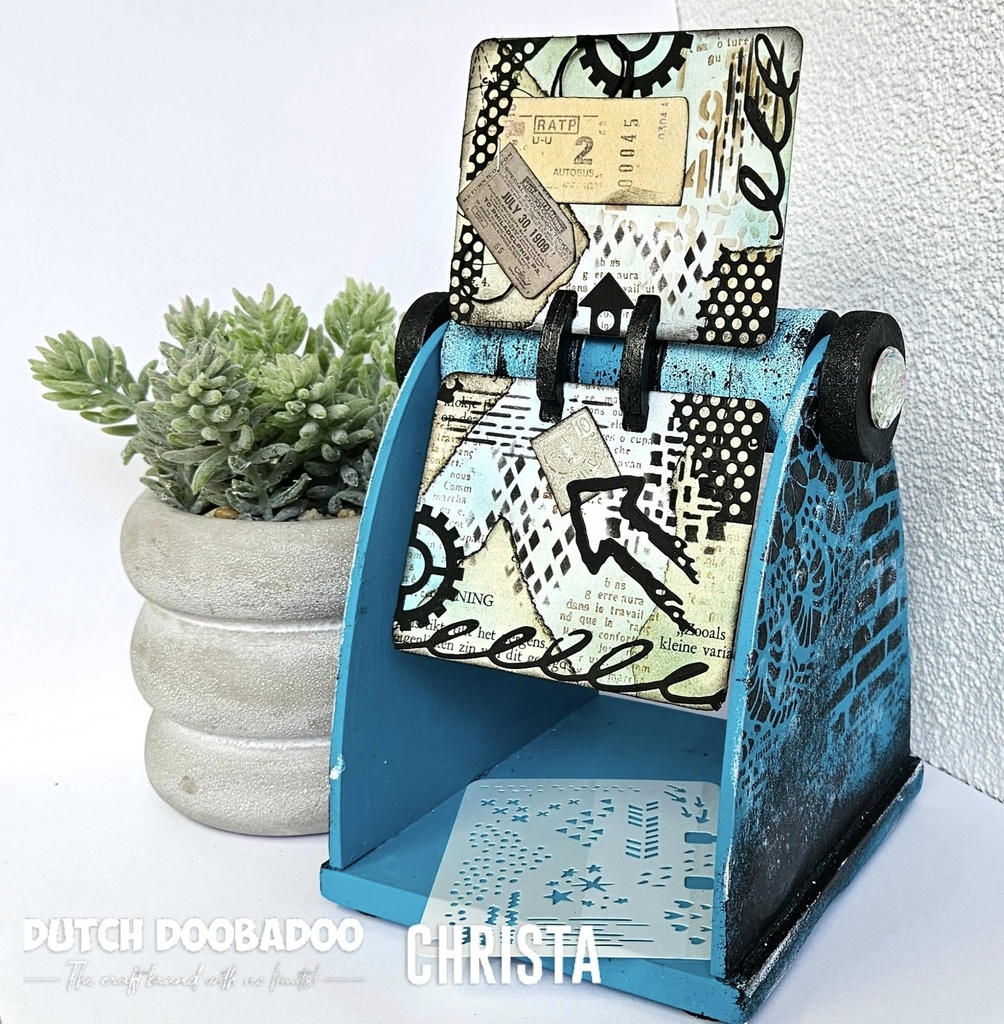 Dutch Doobadoo Mask Art - Rollerdex Pattern