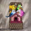 Tim Holtz - Stampers Anonymous Cling Stamps - Bird Crazy