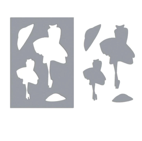 Dylusions Couture Stencils & Masks - Walk in the Park