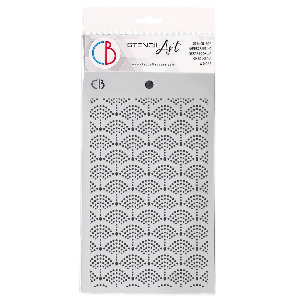 Ciao Bella Paper - Oriental Elegance 5"x8" Stencil
