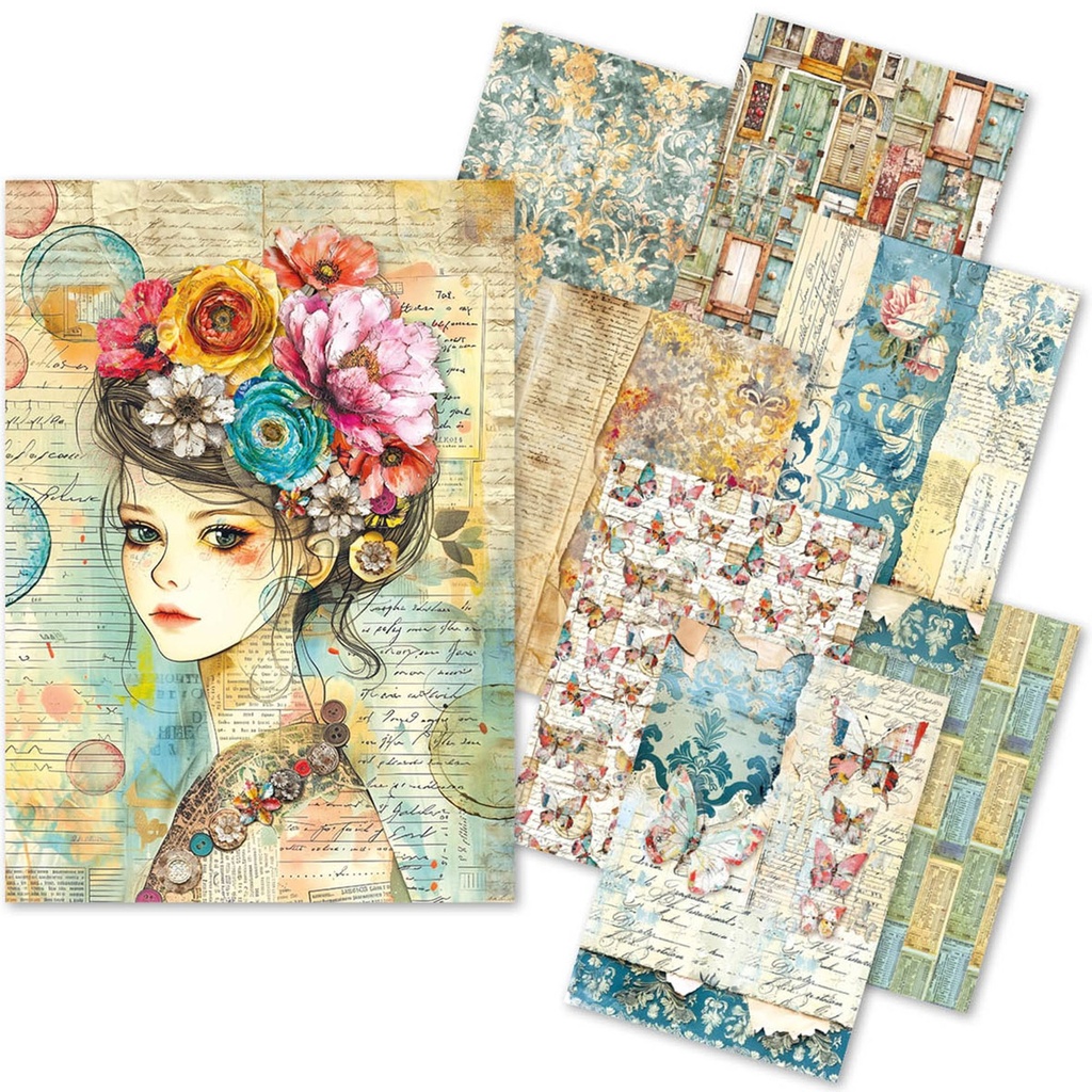 Ciao Bella Paper - Quintessential Craftmix A5 Paper Pack (Tissue & Vellum Variety)(Shipping from 2nd June)