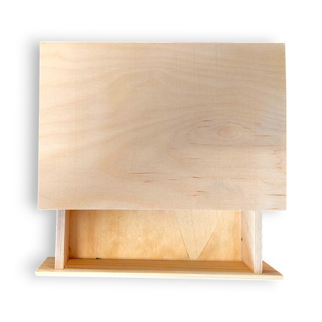 Wooden Book With Secret Drawer