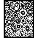 Stamperia - Voyages Fantastiques - Gears Pattern Stencil (20x25cm)