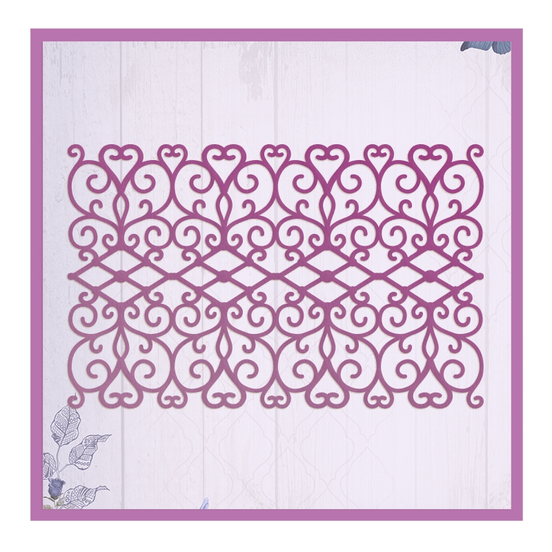 Ultimate Crafts Floral Lattice Background Die – Gallery 2