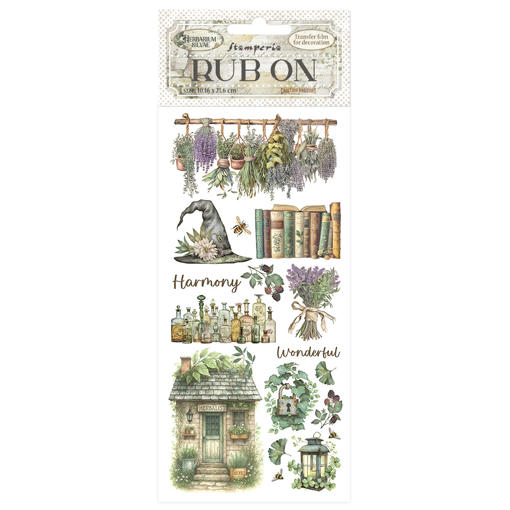 Stamperia - Herbarium Silvae - Rub-on - Lavender 