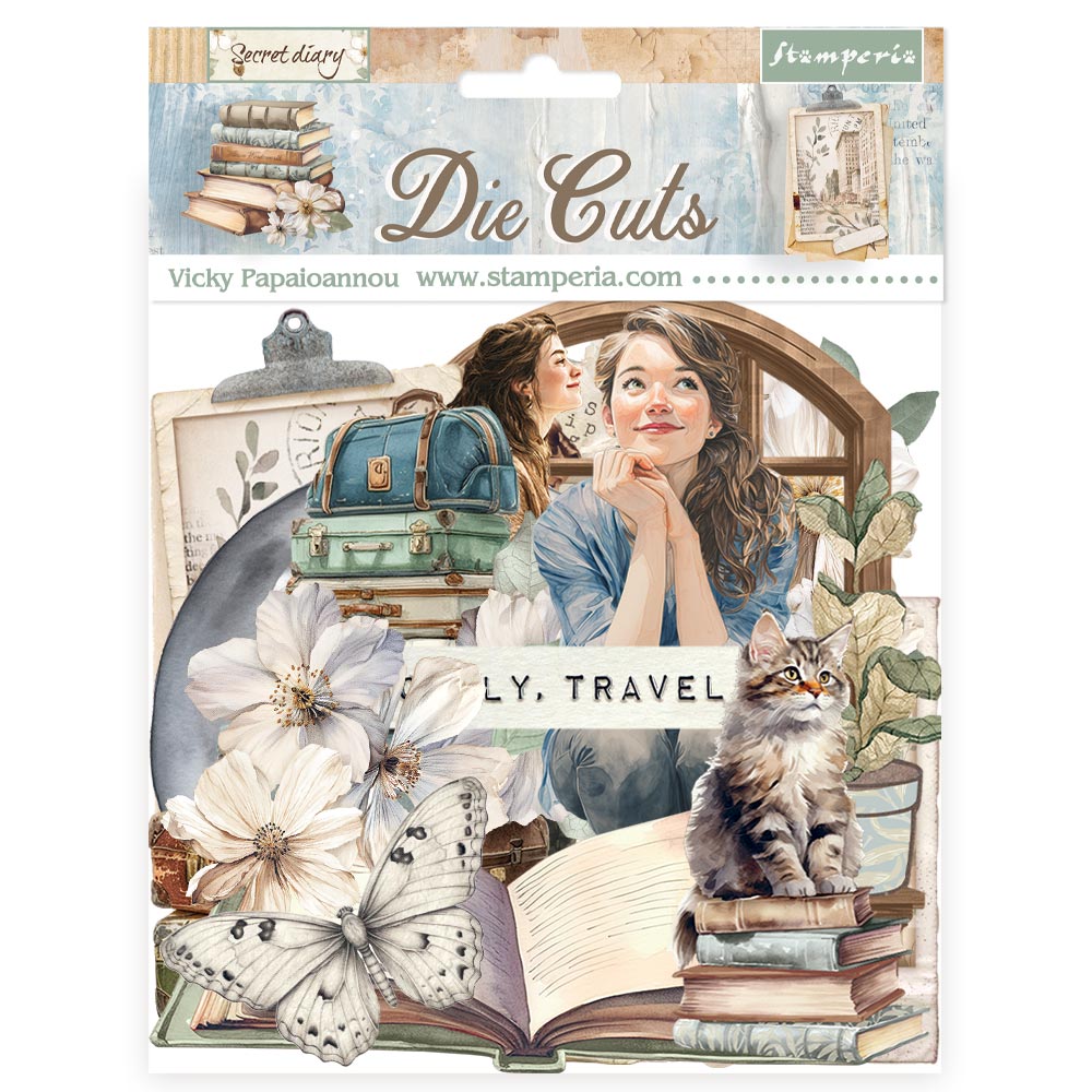 Stamperia - Secret Diary - Die Cuts 