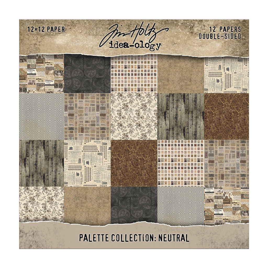 Tim Holtz Idea-ology - Palette Collection: Neutral (12"x12")