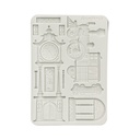 Stamperia - Gardens of Time - Train and Longcase Clock A5 Silicon Mould 