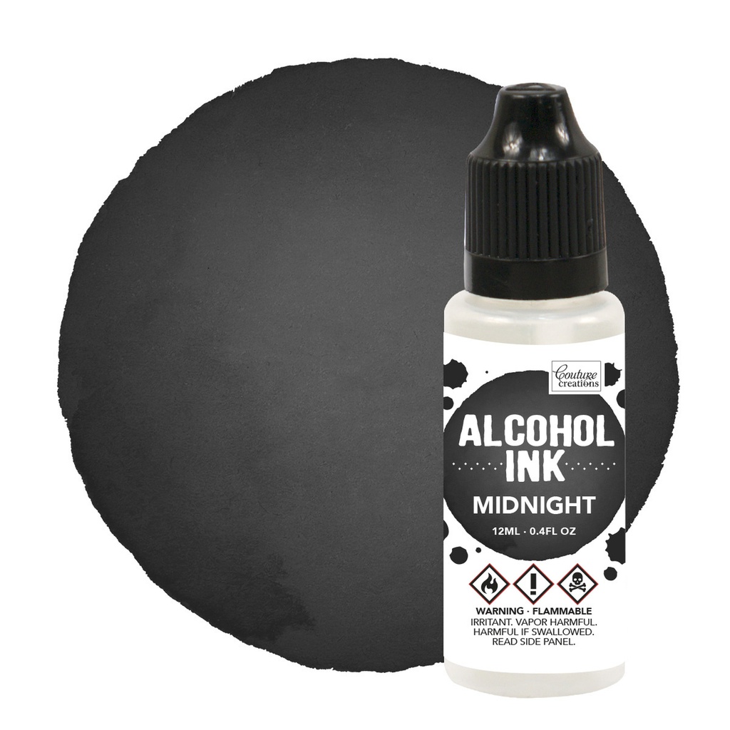Couture Creations Alcohol Ink - Midnight (12ml)
