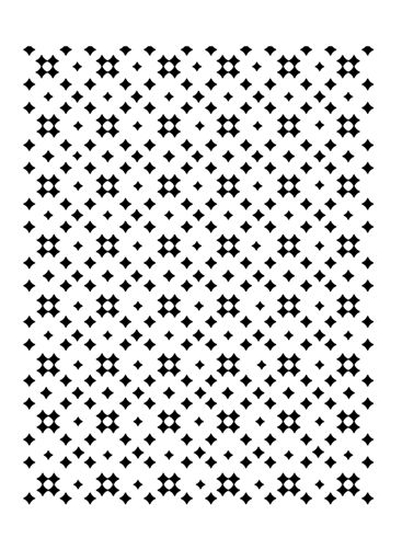 Ultimate Crafts Diamond Sky A2 Embossing Folder