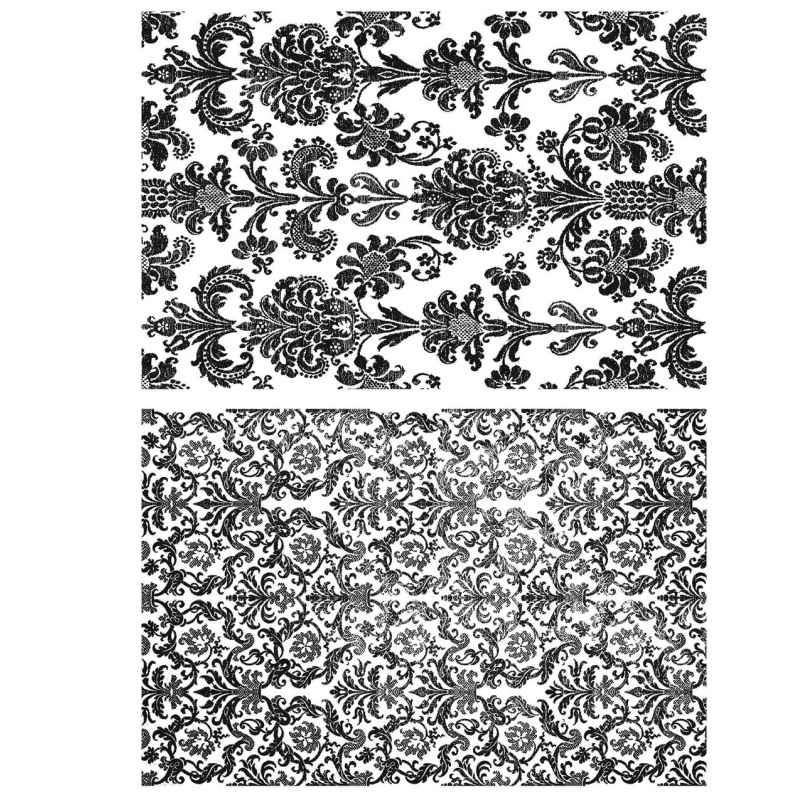 Tim Holtz - Stampers Anonymous Cling Stamps - Tapestry