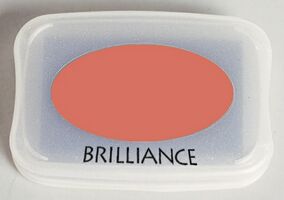 Brilliance Rocket Red Gold Ink Pad 