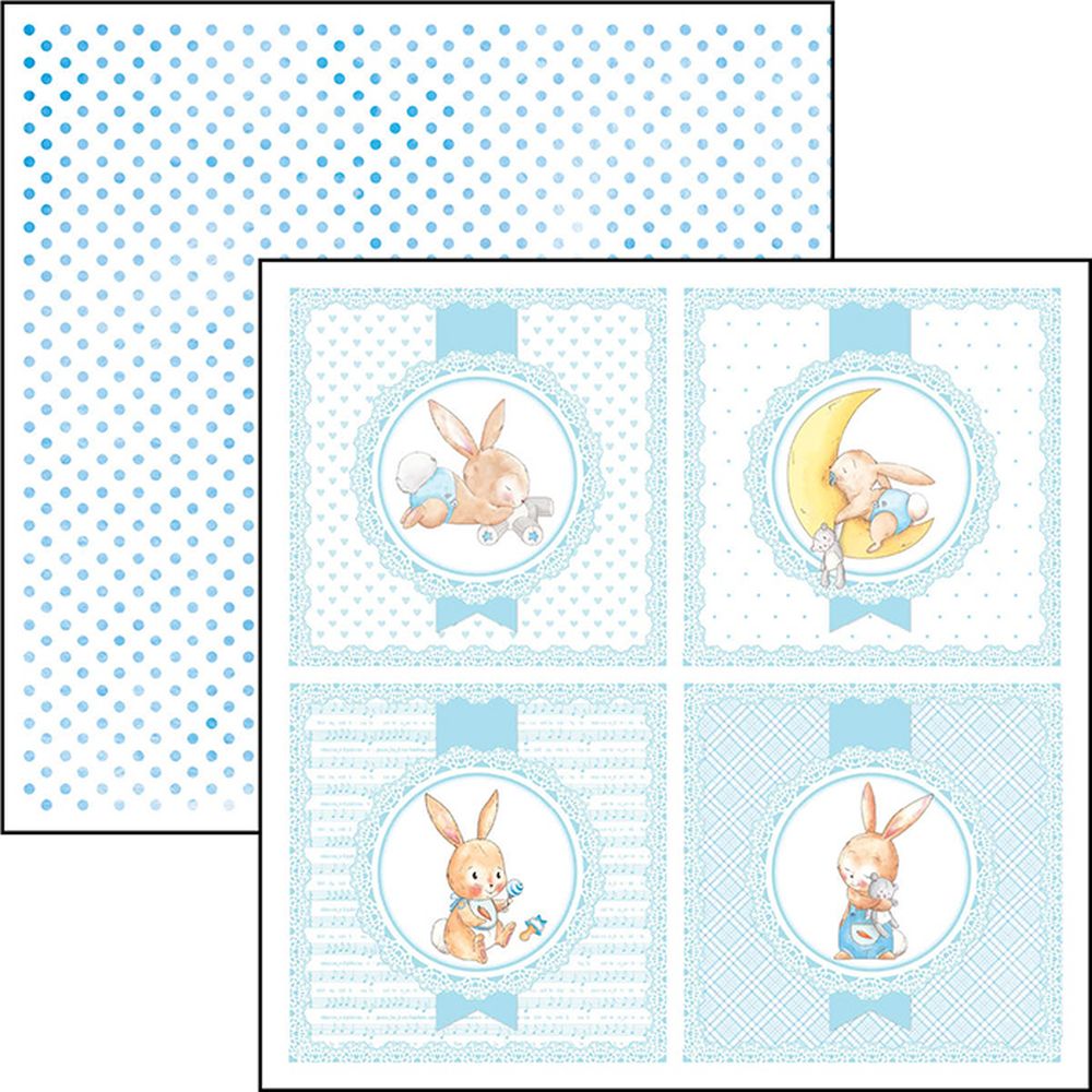 Ciao Bella Paper - Coccole Per La Nanna Boy 12"x12" (x12) 