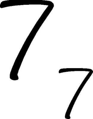 Number 7 Tinchie stamp set