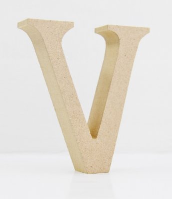 Creativ - Wooden Letter V - 8cm