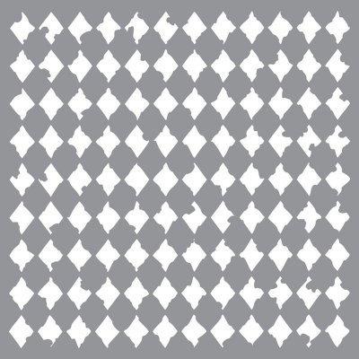 DecoArt Distressed Harlequin 12"x12" Stencil