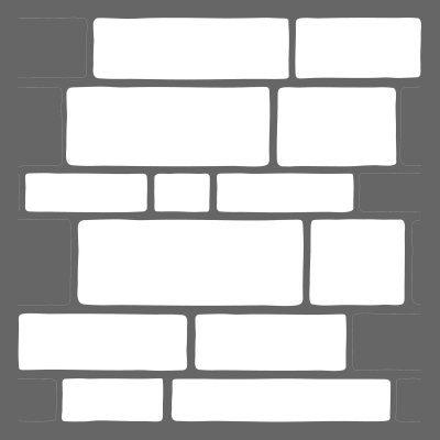 DecoArt Brick Path 18"x18" Stencil