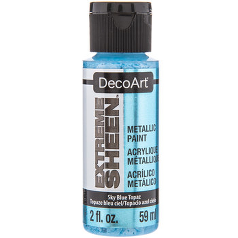 DecoArt Extreme Sheen Metallic Paint - Sky Blue Topaz (2oz)