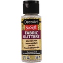 DecoArt SoSoft Glitter Fabric Paint 2oz - Champagne Gold 