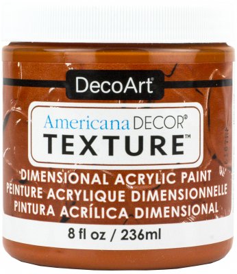 DecoArt Americana Decor Texture Paint - Burnt Orange 