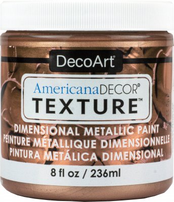 DecoArt Americana Decor Texture Metallics - Rose Gold 
