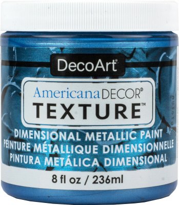 DecoArt Americana Decor Texture Metallics - Deep Turquoise 