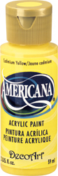 DecoArt Americana Acrylic - Cadmium Yellow (2oz)