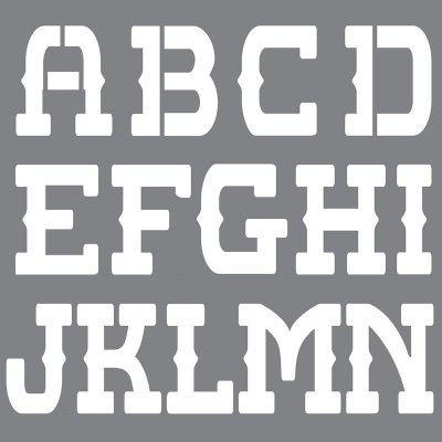 DecoArt Saloon Stencil