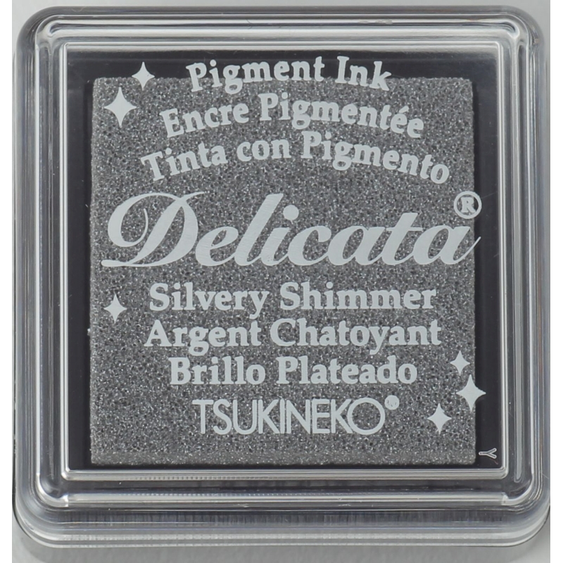 Delicata Ink Pad - Silvery Shimmer (Small)