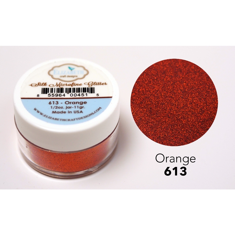 Elizabeth Craft Designs - Orange Silk Microfine Glitter