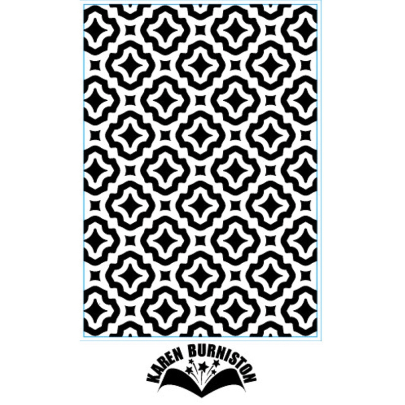 Elizabeth Craft Designs - Trendy Tiles 1 Embossing Folder