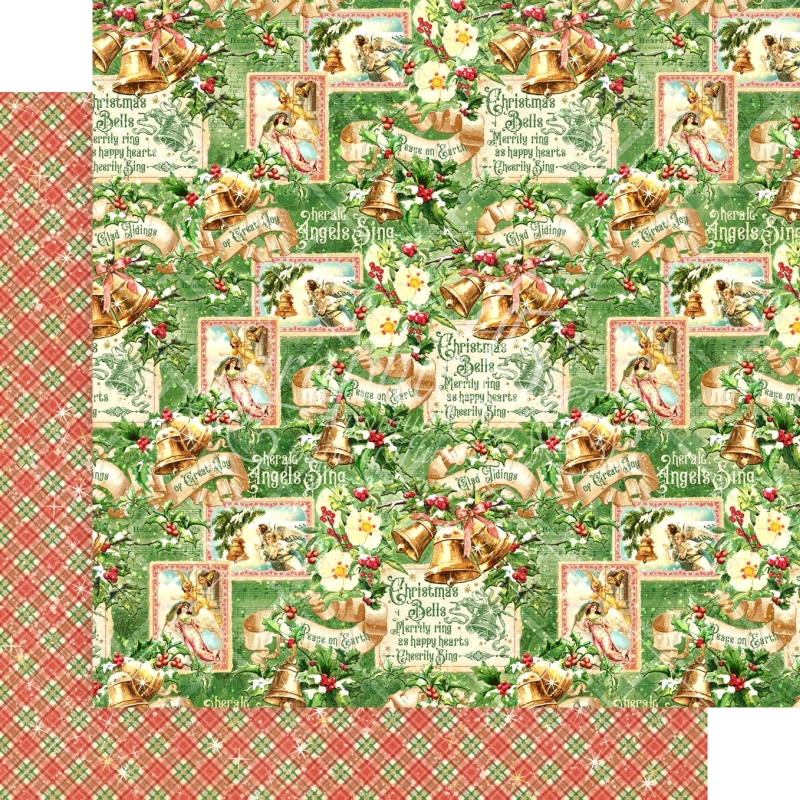 Graphic 45 - Joy to the World - Angels Sing 12"x12" Paper (x5 Sheets)