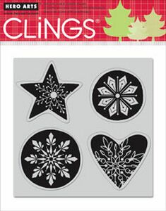 Snowflake Shapes (4) - Clings