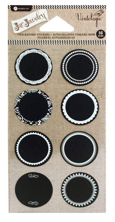 Hampton Art - Chalkboard Stickers - Circles