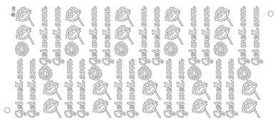 Get Well Soon Peel Offs (Gold x 10)