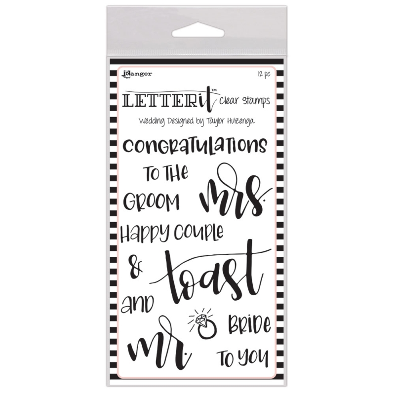 Ranger - Letter It - Wedding stamp set