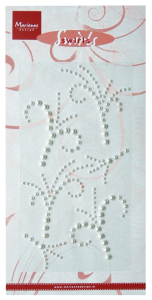 Marianne Designs - Gem Swirls - Off White