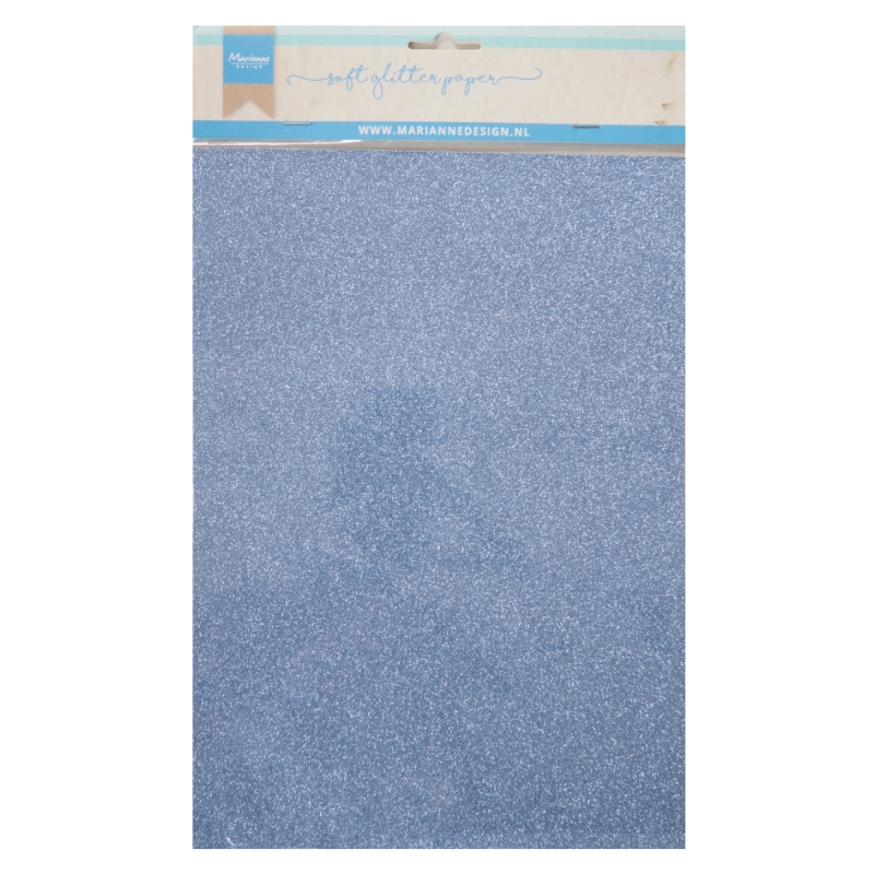 Marianne Designs - Soft Glitter Paper - Blue