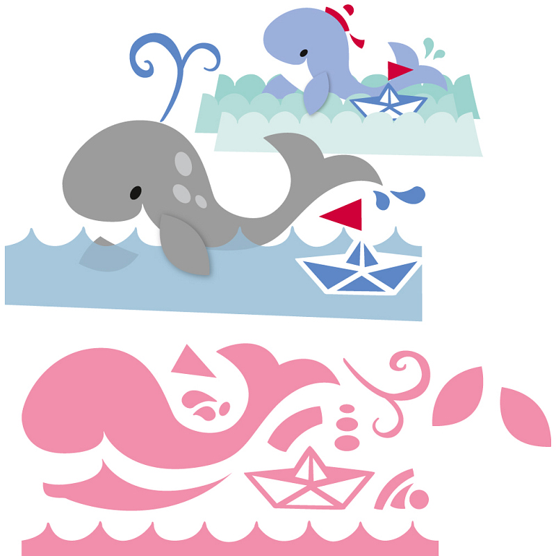 Marianne Designs - Eline's Whale die set