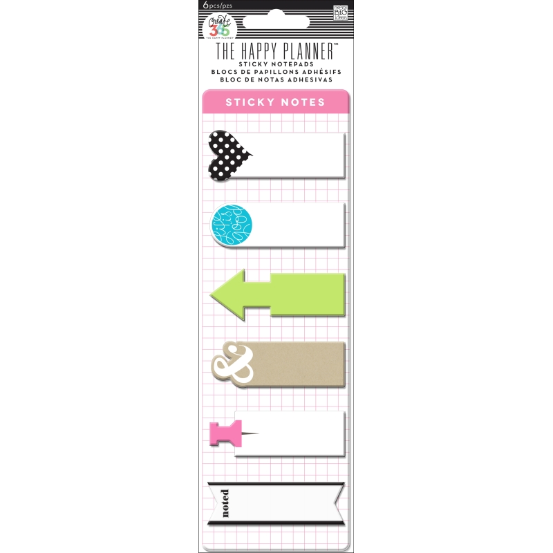 Happy Planner - Sticky Notes - Green Arrow
