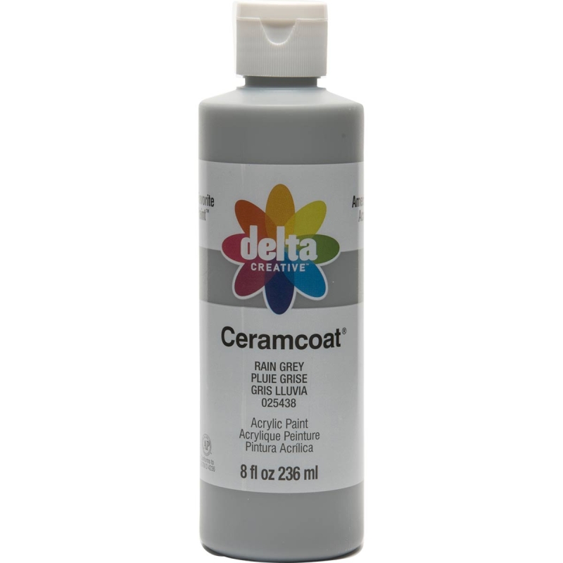 Delta Ceramcoat - Rain Grey (8oz)