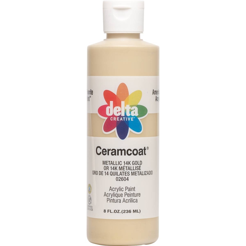 Delta Ceramcoat - Metallic 14K Gold (8oz)