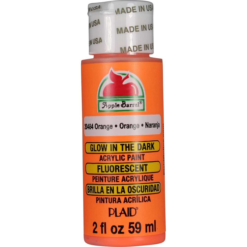Apple Barrel - Orange Glow in the Dark (2oz)