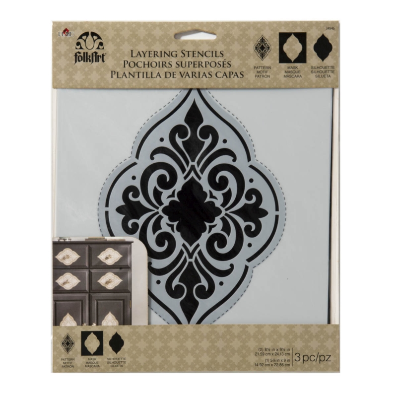 FolkArt Home Décor - Medallion Stencil 