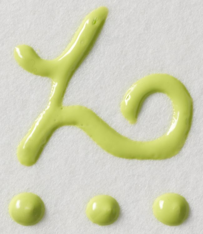 Plaid Fashion Relief™ Dimensional Fabric Paint – Shiny Lime (1.1oz)